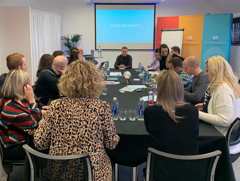 A Mastermind boardroom session with Nick James