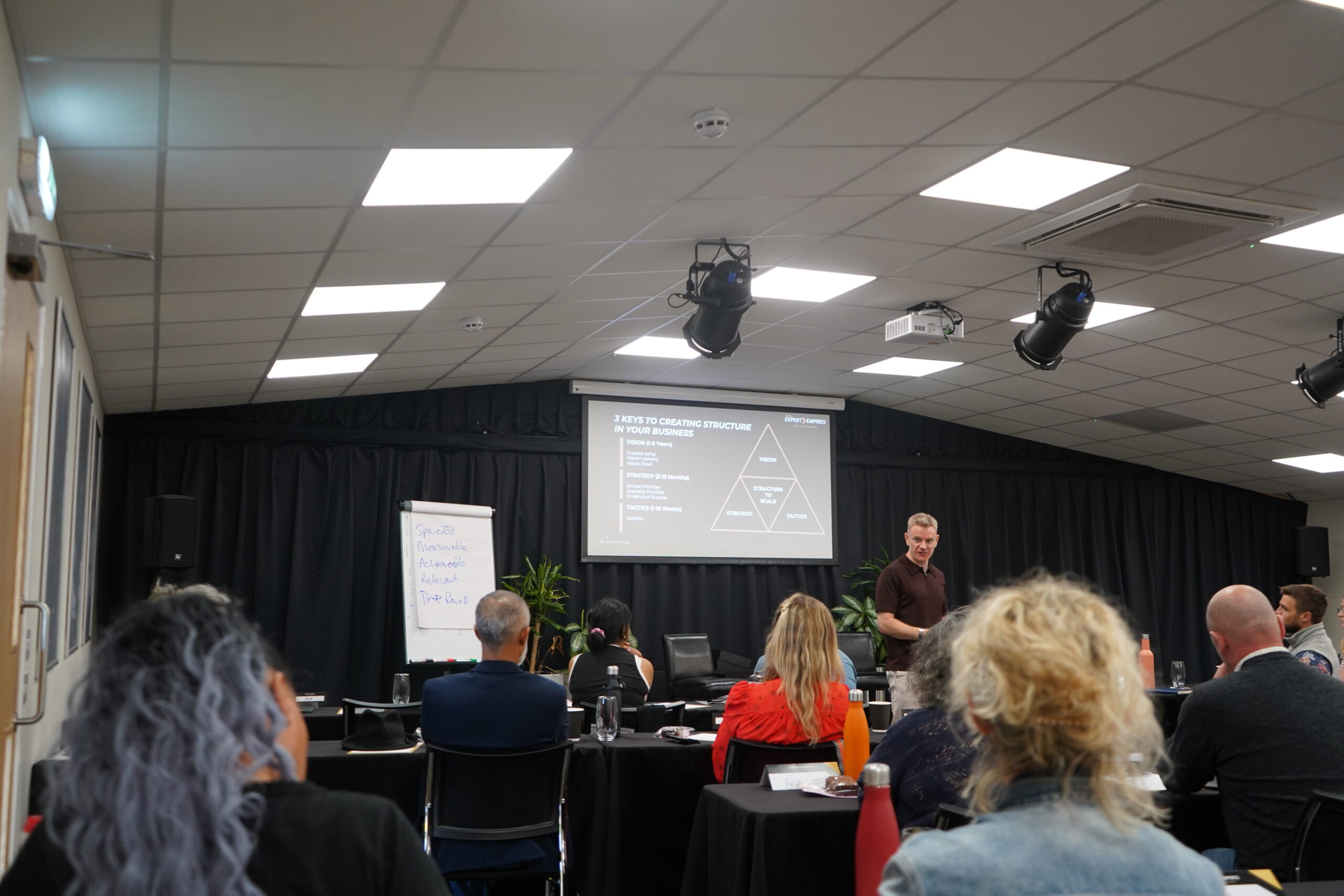 Nick James teaching business owners