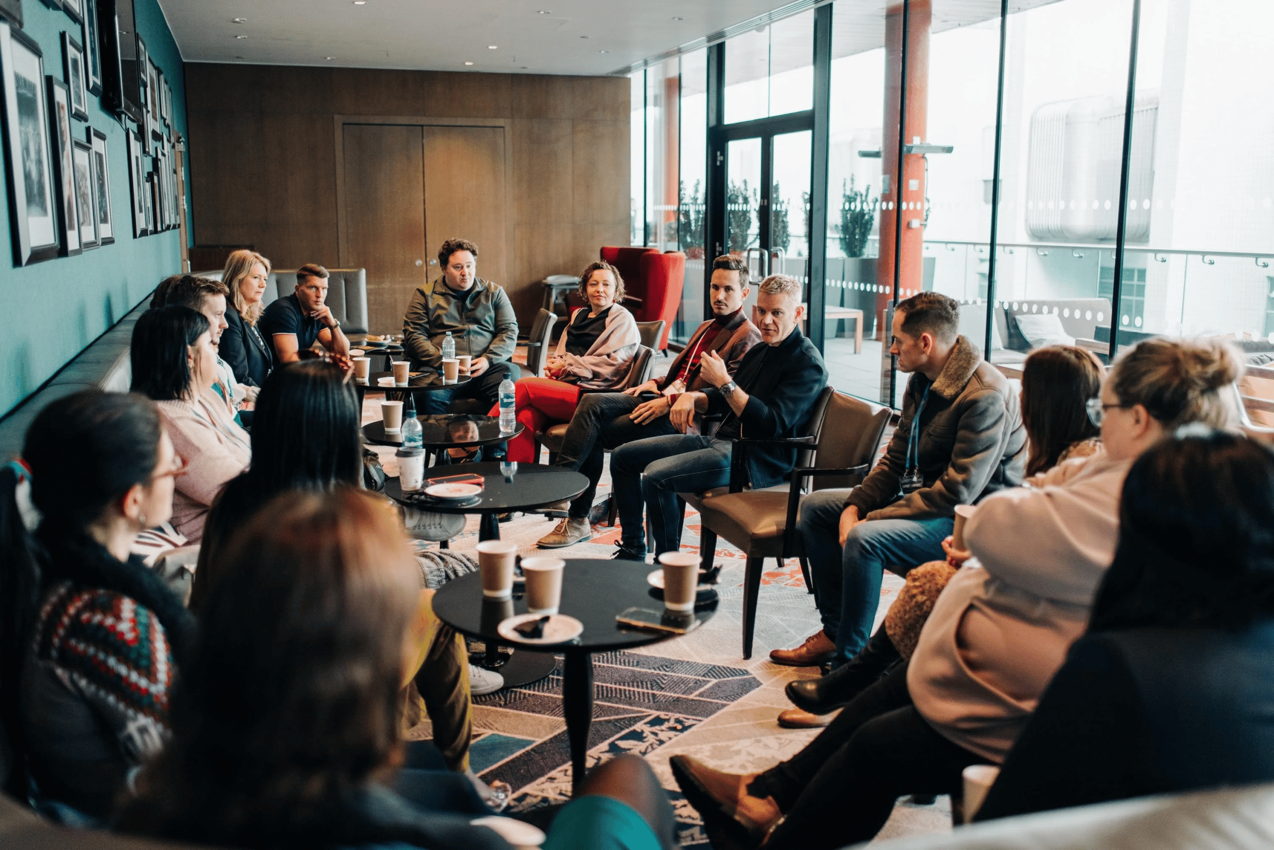 Nick James speaking at an Expert Empires event